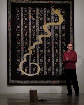 "Snake, Dark" Milton Glaser for Lapchi, SMMoA  Premier